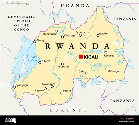 kigali rwanda map